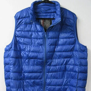 Fahrenheit Outerwear Weather Gear Men's Blue Puffer Vest - Size 2XL